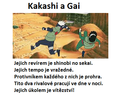 Kakashi a Gai